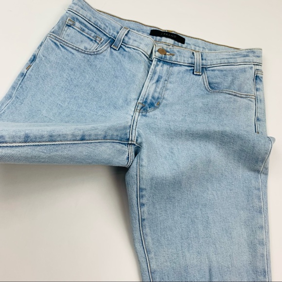 J Brand Selena Cropped Distressed Jeans Sz 28 - Picture 4 of 11